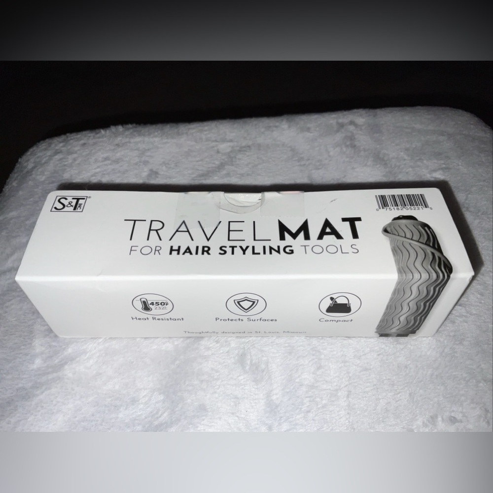 Mat for Curling Iron,Flat Irons & Straightener Hair Styling Tools 9X6.5 GRAYNEW